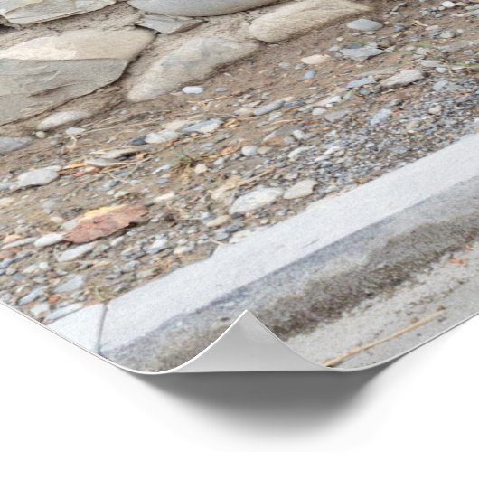 Metalen deur en wand poster (Hoek)