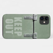 Metalen deur verboden toegang Case-Mate iPhone case (Achterkant (horizontaal))