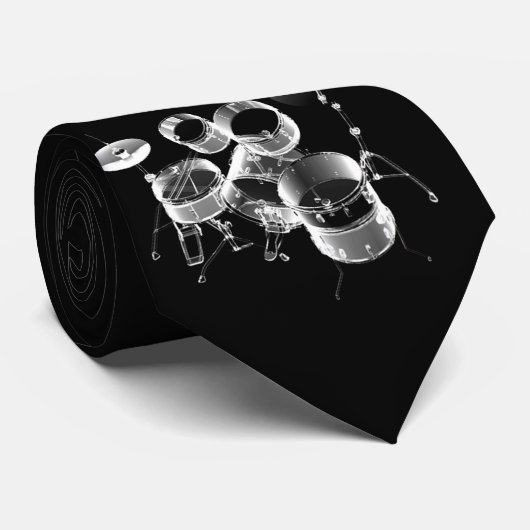 Metalen drum instellen op maat stropdas (Opgerold)