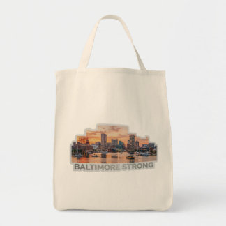 Metalen Elegantie: De Baltimore Inner Harbor Tote Bag