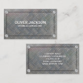 Metalen en schroeven | Ruitstaal Visitekaartje (Voorkant / Achterkant)