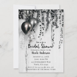 Metalen Feestballonnen Landelijke Klimop Bruidsdou Kaart