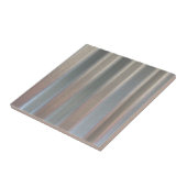 Metalen foto van golfplaten tegeltje (Zijkant)