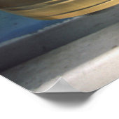 Metalen gebeds wielen poster (Hoek)