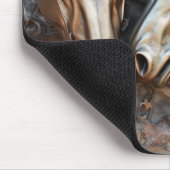 Metalen gesneden look paard portret muismat (Hoek)