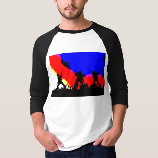 Metalen gitaren t-shirt (Voorkant)