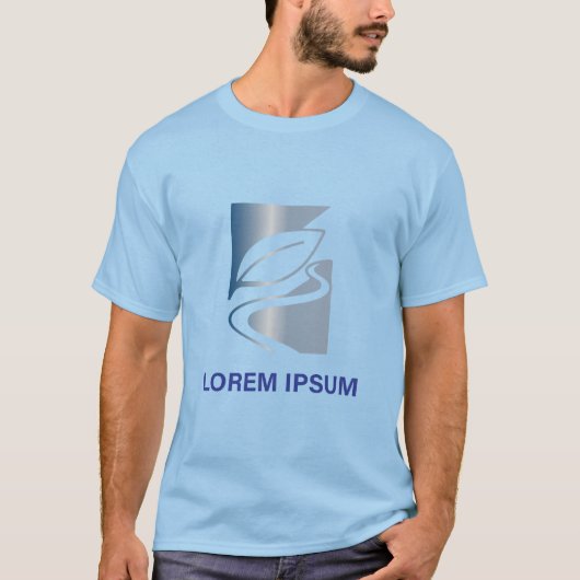 Metalen Golf S Letter Moderne Luxe T-Shirt (Voorkant)