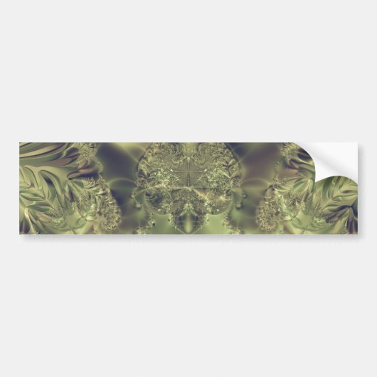 Metalen gordijn bumpersticker (Voorkant)