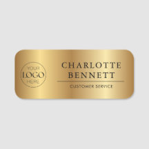 Metalen Gouden Aangepaste Logo Kantoor Werknemer P