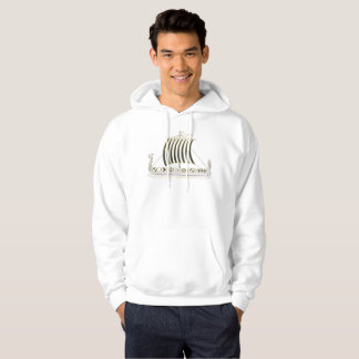 Metalen Gouden Viking Schip Hoodie