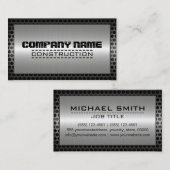 Metalen grens constructie Elegant staal Kijk #14 Visitekaartje (Voorkant / Achterkant)