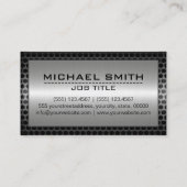 Metalen grens constructie Elegant staal Kijk #14 Visitekaartje (Achterkant)