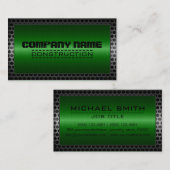 Metalen grensbouw Elegant Steel Kijk #18 Visitekaartje (Voorkant / Achterkant)