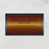 Metalen grensbouw Elegant Steel Kijk #20 Visitekaartje (Achterkant)