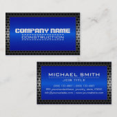 Metalen grensbouw Elegant Steel Kijk #56 Visitekaartje (Voorkant / Achterkant)