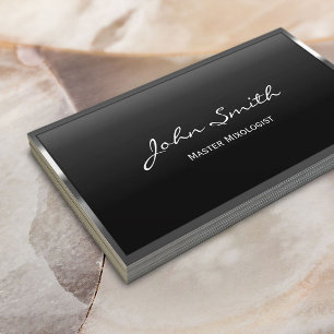 Metalen grensmenoloog barstbalk visitekaartje