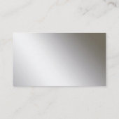 Metalen grenzen bekijken Professionele Visitekaart Visitekaartje (Achterkant)