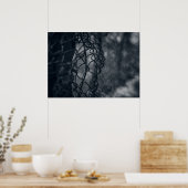 Metalen hek raster fine art poster (Keuken)