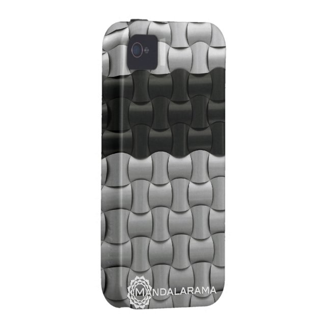 Metalen - iPhone 4 Case - Mandalarama (Back/Rechts)