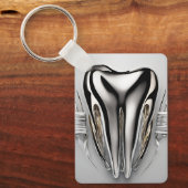 Metalen kies sleutelhanger (Voorkant)