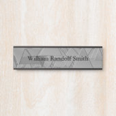 Metalen kijk Kunst Verhangende Bord van de Naam va Deurbordje (Voorkant)