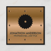 Metalen Klinknagel | Industriële Zaag Vierkante Visitekaartje (Voorkant)