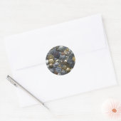 Metalen knoppen ronde sticker (Envelop)