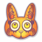 Metalen Konijn Sticker (Voorkant)