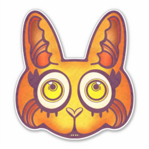 Metalen Konijn Sticker