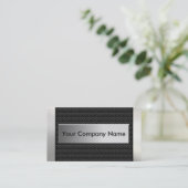 Metalen koolstofvezel Visitekaartjes (Staand voorkant)