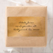 Metalen koper-verzendlabels etiket (Insitu)