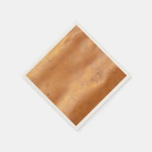 Metalen kopertextuur servet (Hoek)