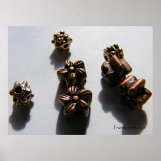 Metalen kralen 1 poster