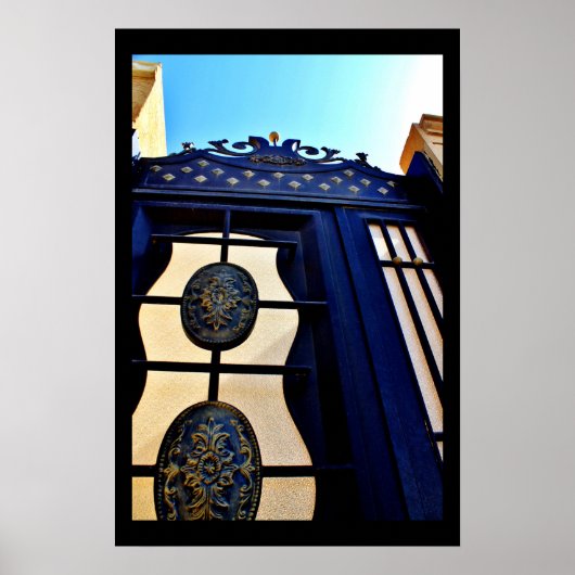Metalen kunst poster (Voorkant)