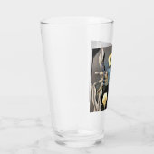 Metalen kunst van de blauwe krab oceaan glas (Rechts)