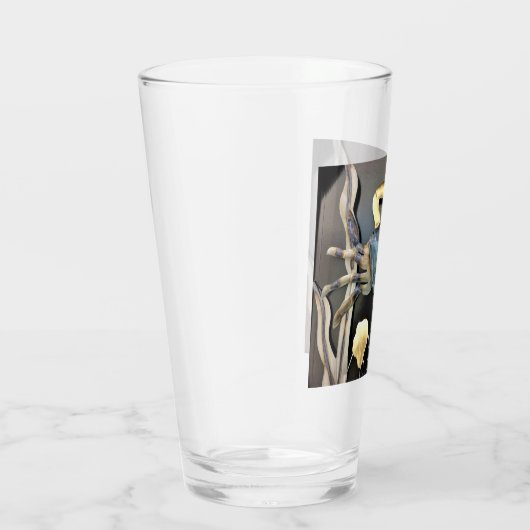 Metalen kunst van de blauwe krab oceaan glas (Rechts)