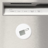Metalen label met ketting magneet (Insitu (Vaatwasser))