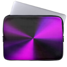 metalen laptopcover in paars & zwart
