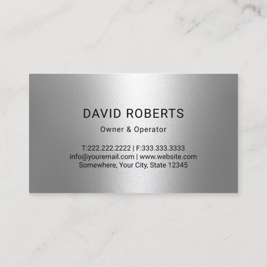 Metalen lassen & fabricage Blue Welder Visitekaartje (Achterkant)