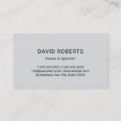 Metalen lassen & fabricage Professionele lasser Visitekaartje (Achterkant)