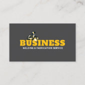 Metalen lassen & fabricage Service Lasser Visitekaartje (Voorkant)