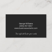 Metalen lassen voor lassen Professional Visitekaartje (Achterkant)