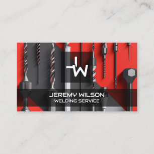 Metalen lasser bouw reparatie Handyman Business Visitekaartje