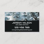 Metalen lasser constructie reparatie Handyman Visitekaartje (Achterkant)