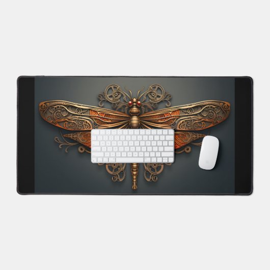 metalen libel bureaumat (Keyboard & Muis)