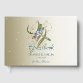 Metalen Libel Trouwdag Gastboek Gastenboek (Voorkant)