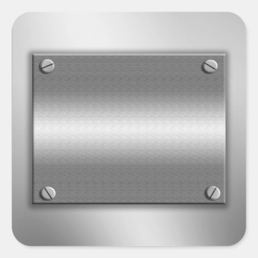 Metalen Lijst met schroeven Stickers (Voorkant)