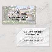 Metalen Logo onroerend goed | Homepage van de groe Visitekaartje (Voorkant / Achterkant)