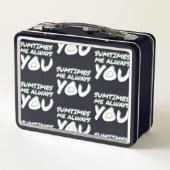 Metalen Lunchbox (Achterkant)