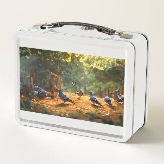 Metalen Lunchbox (Achterkant)